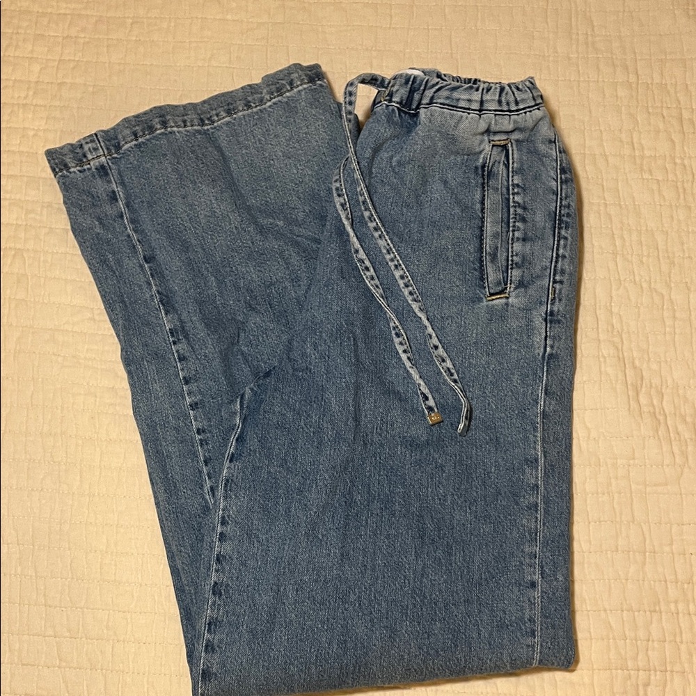 Zara Blue Straight Leg Jeans